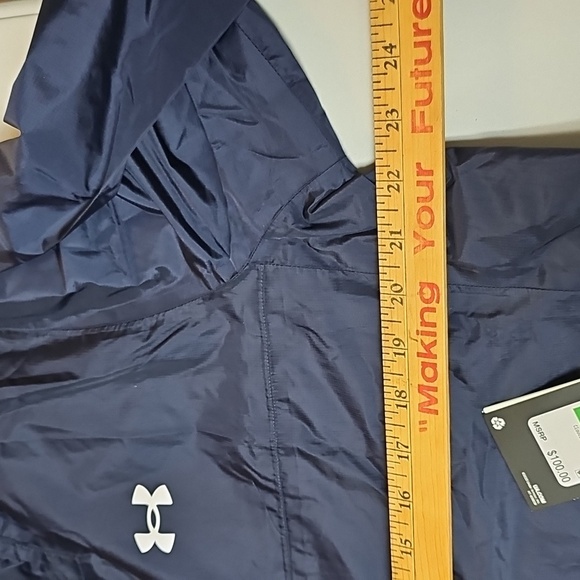NWT Under Armour Storm Proof Cloud Strike Navy SZ LARGE - Picture 10 of 13